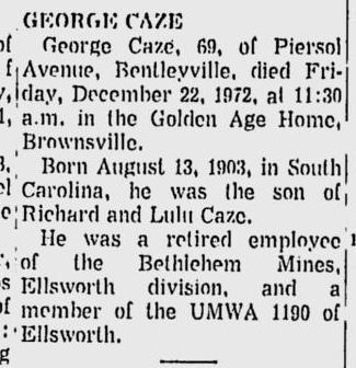 George Cave obit
